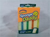 Scrub Daddy Sponge Daddy Dual-Sided Sponge Scrubb