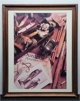 Print of Vintage Fishing Gear