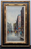 Impressionist Street Scenes of Paris Print