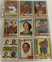 36- 1970’s Hockey Cards