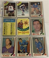 36- 1970’s hockey cards
