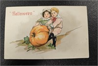 Antique HBG Griggs Embossed Hallowe'en #2214