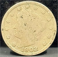 1902 Liberty Head V Nickel