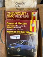 GM repair manuals.