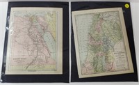 Map of 1890 Palestine / Holy Land