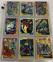 81- Marvel  trading cards