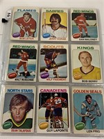 90- 1975/76 Hockey cards