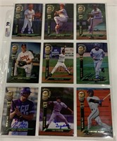 9-Autographs baseball cards