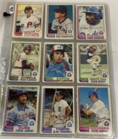 117- 1980’s OPEE Chee baseball cards