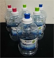 6 New 18 Oz H2O mini bottles