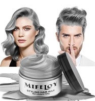 New Silver Gray Temporary Hair Color Wax 4.23 oz,