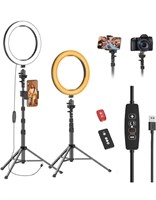 EMART 10" Ring Light with 55" Extendable Tripod