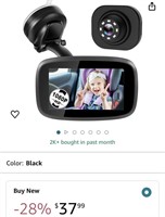 Appears new 1080P Baby Car Mirror, Shybaby 4.3''