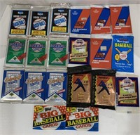 20- unopened pkgs of Baseball cards