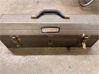 Grey craftsman toolbox