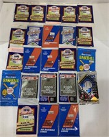 23-unopened packages of baseball cards