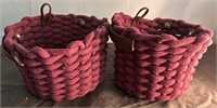 2 Purple Baskets