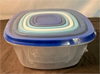 Princeware plastic containers, 7 sizes