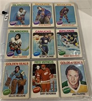 126- 1975/76 NHL CARDS