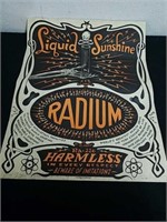 17x 22 in liquid Sunshine poster