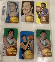 6- 1970/71 Tall boys  basketball cards