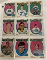 9- 1971/72 Hockey cards