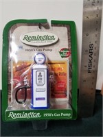 New Remington 1950s gas pump diecast metal