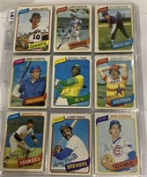 124-  1980’s baseball cards