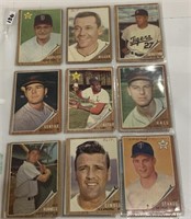 18- 1962/63 baseball low grade  cards