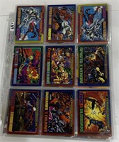 36- Marvel trading cards