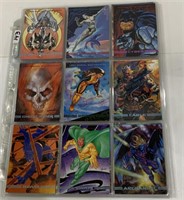 81- Marvel trading cards