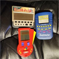 3 Handheld card games