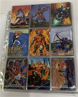 81- Marvel trading cards