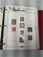 Canadian Stamp Album - Some early Stamps