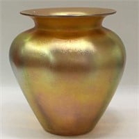 Duran Iridescent Art Glass Vase