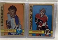 2-1972/73 Stars  hockey cards