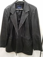 1X Denim & Company leather coat
