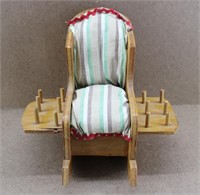 Vintage Handmade Sewing Rocking Chair