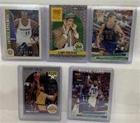 5-Basketball rookie cards