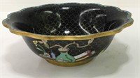 Oriental Cloisonne Floral Bowl