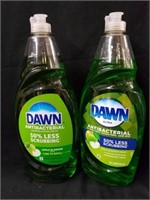 2 new 38oz dawn antibacterial dishwashing liquids