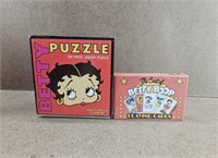 Betty Boop Puzzle & Playing Cards