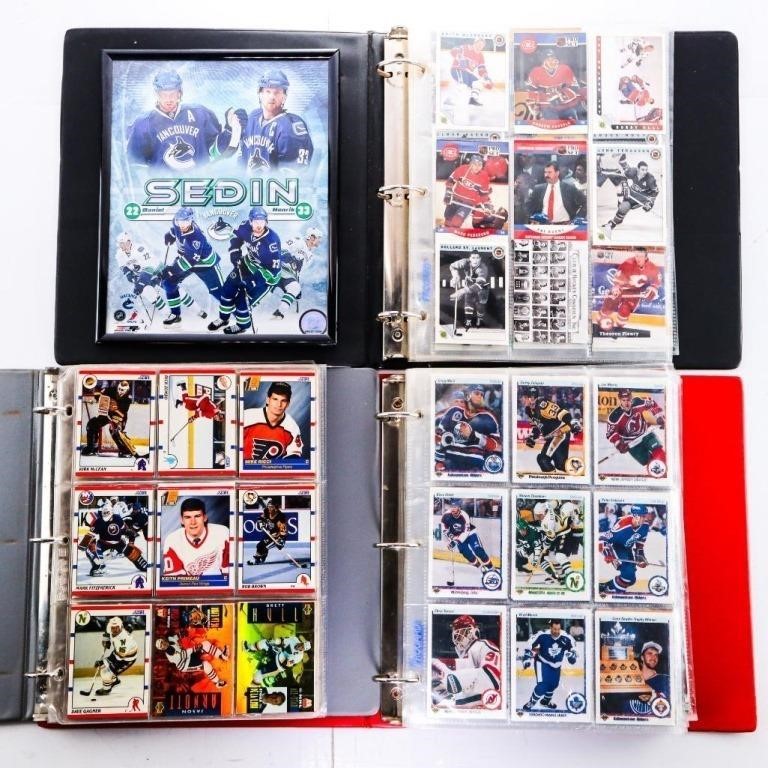 Lot - 3 Binders Mixed Sports Cards Various Years A
