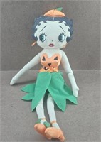 Betty Boop Plush Halloween Pumpkin