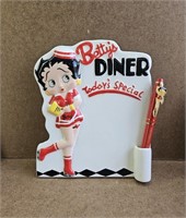 Betty Boop Betty's Diner Ceramic Memo Board w/ Pen