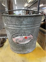 Schlueter Co. STL MO Antique Galvanized Bucket