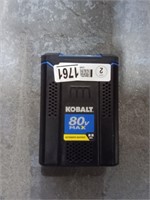 Kobalt 80 Volt Max Battery