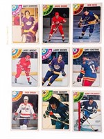 Group of 9 -1978 OPC NHL Hockey Cards