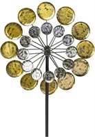 Garden Wind Spinner Kinetic Silver & Gold Discs