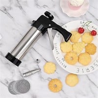 Noth ENIVING Cookie Biscuit Press Gun,Stainless St